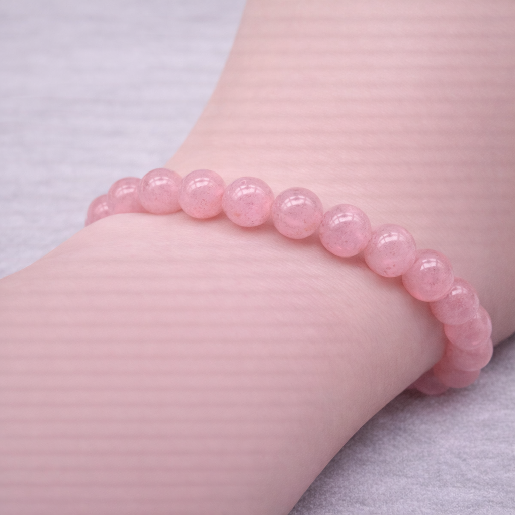 Strawberry Quartz Bracelet