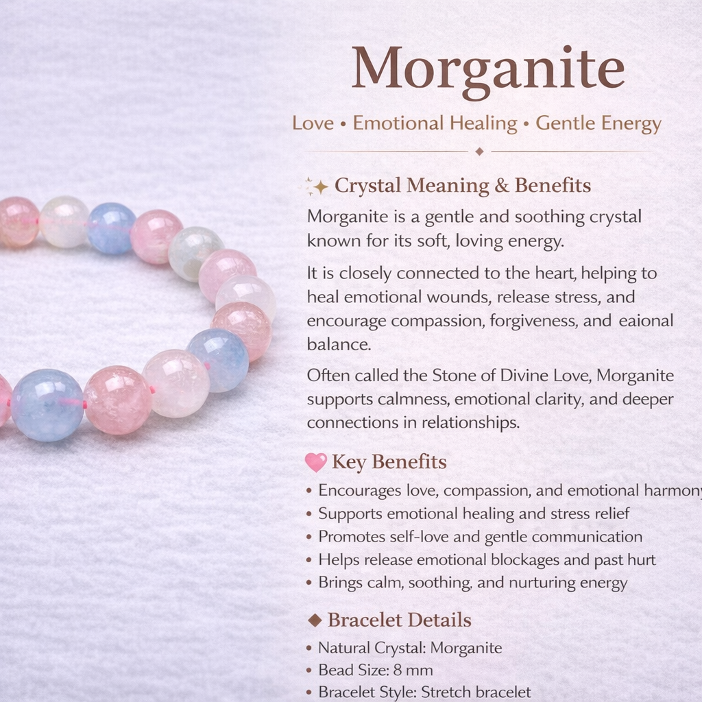 Morganite Bracelet